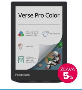 Cítačka kníh PocketBook 634 Verse Pro Color