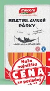 Mecom Bratislavské párky