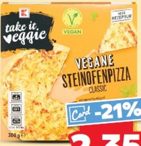 K-Take it veggie Pizza