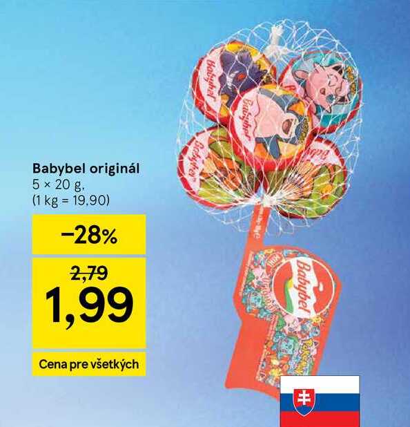 Babybel originál 5 x 20 g