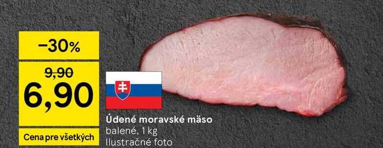 Údené moravské mäso balené 1 kg