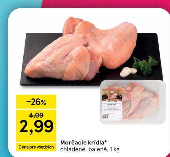 Morčacie krídla 1 kg 