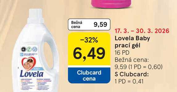 Lovela Baby prací gél 16 PD 