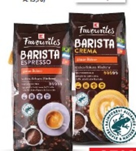 K-Favourites Zrnková káva v akcii