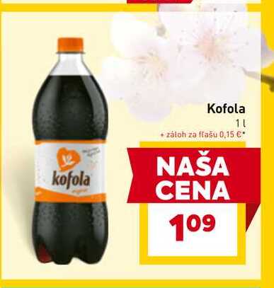 Kofola 1 l, vybrané druhy 1l v akcii
