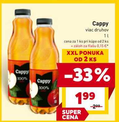 Cappy viac druhov 1l