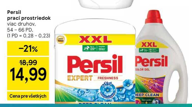 Persil prací prostriedok viac druhov 54-66 PD