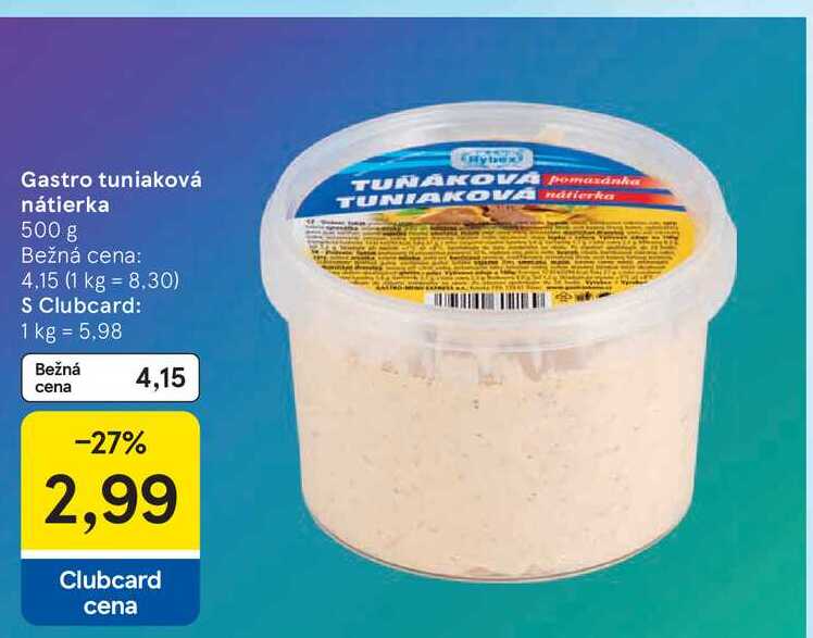 Gastro tuniaková nátierka 500 g 