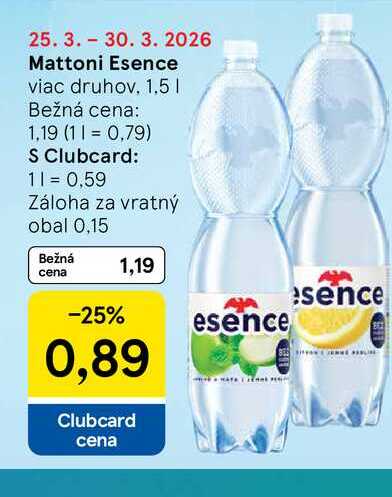Mattoni Esence viac druhov 1.5 l