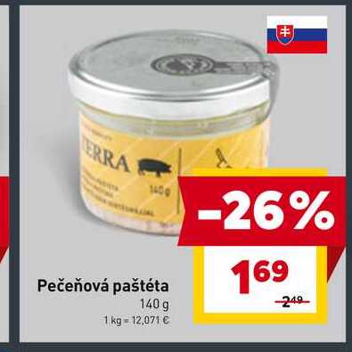 Pečeňová paštéta 140g 