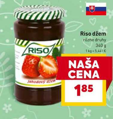 Riso džem rôzne druhy 340 g