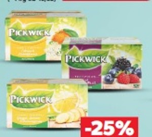 Pickwick čaj v akcii