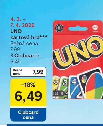 UNO kartová hra