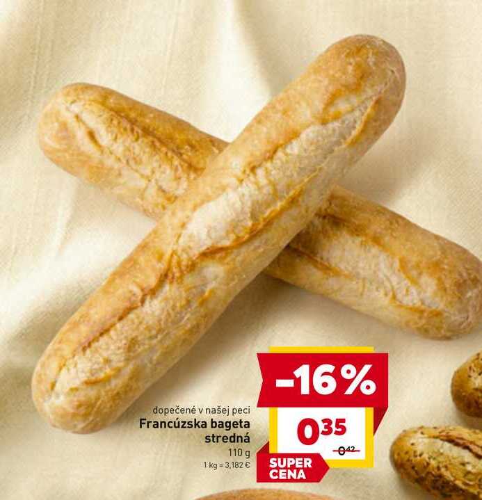 Francúzska bageta stredná 110 g