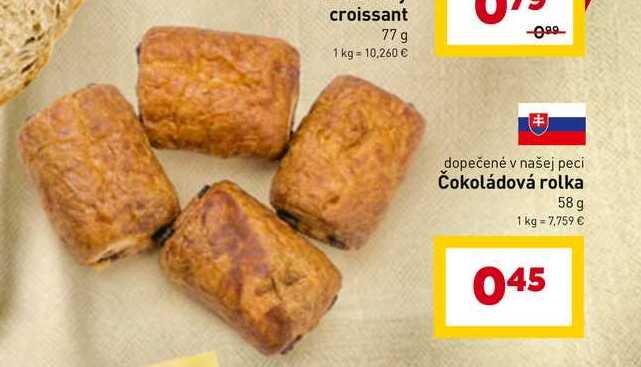 Čokoládová rolka 58 g 