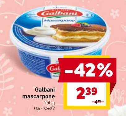 Galbani mascarpone 250 g 