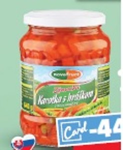 Novofruct Karotka s hráškom