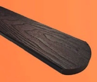 GUTTA WPC PLOTOVKA GUTTAFENCE 3D OBLÁ TMAVO HNEDÁ (RAL8019)