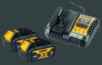 Súprava 2× akumulátor s nabíjačkou, DCB1104M2, 2× 4,0 Ah