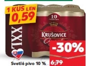 Krušovice Svetlé pivo