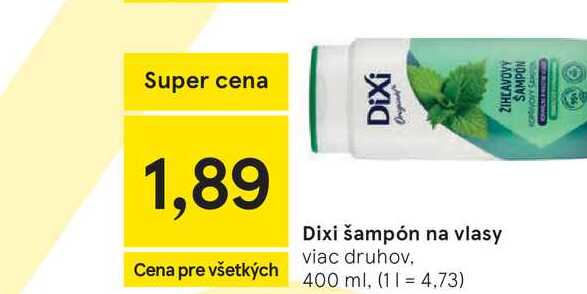 Dixi Šampón 400 ml