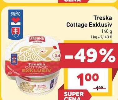 Treska Cottage Exklusiv 140g