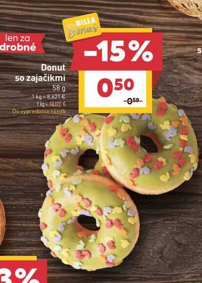 Donut so zajačikmi 58 g 