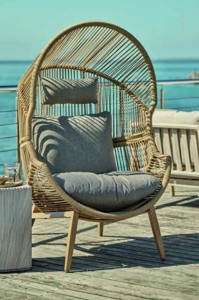 Záhradné kreslo HALVREBENE