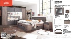 Spálňa MERWIN - Posteľ