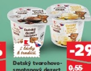 Z lásky k tradícii Kaufík Detský dezert
