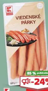 K-Classic Viedenské párky