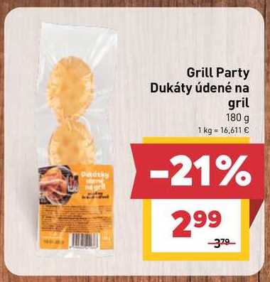 Grill Party Dukáty údené na gril 180 g 