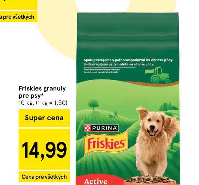 Friskies granuly pre psy 10 kg
