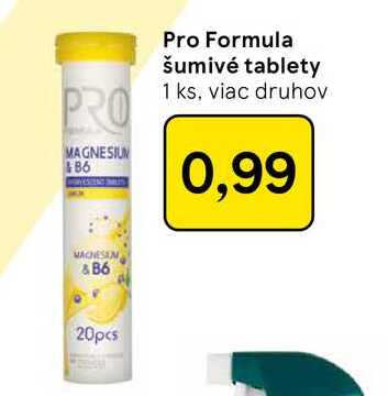 Pro Formula šumivé tablety 1 ks, viac druhov