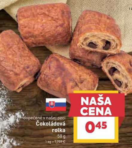 Čokoládová rolka 58 g