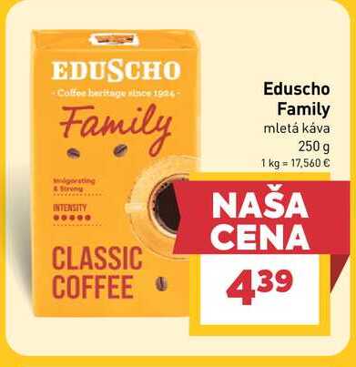 Eduscho Family mletá káva 250 g v akcii