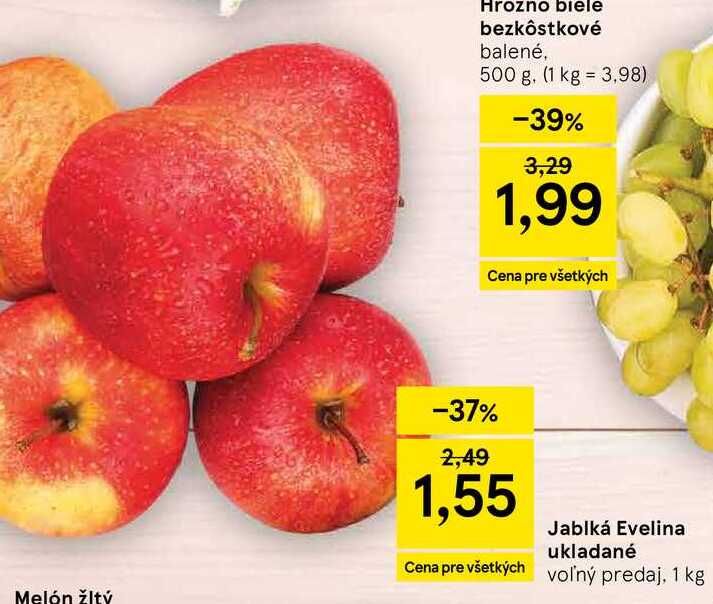 Jablká Evelina 1 kg