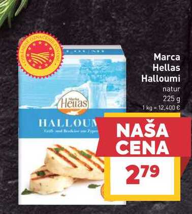 Marca Hellas Halloumi natur 225 g