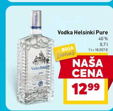 Vodka Helsinki Pure 40% 0,7l