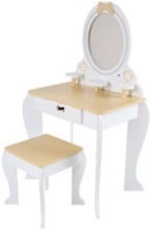Toaletný stolík Glow s taburetom