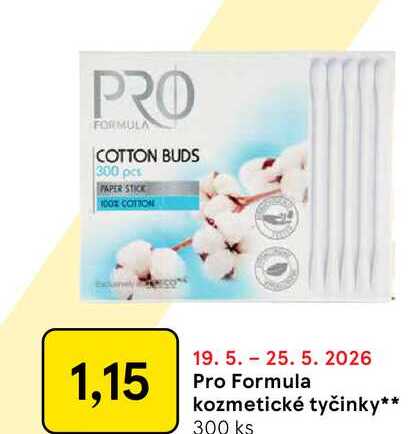 Pro Formula kozmetické tyčinky 300 ks