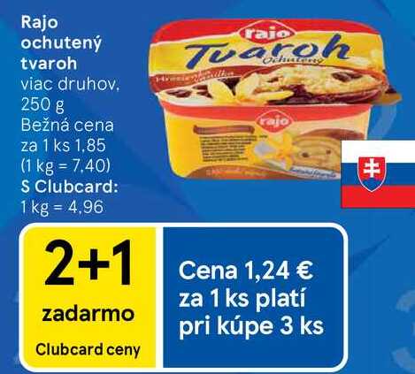 Rajo ochutený tvaroh viac druhov 250 g