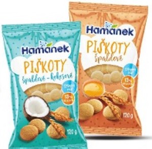 Hamánek Špaldové piškóty