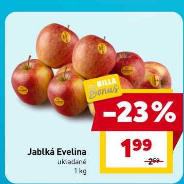 Jablká Evelina ukladané 1 kg