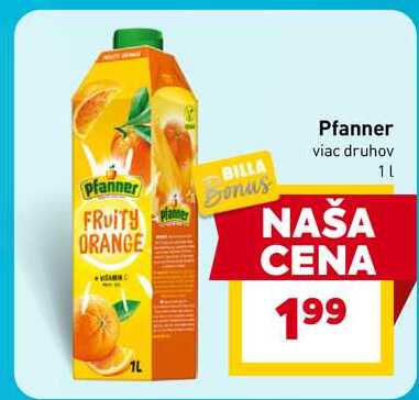 Pfanner viac druhov 1l