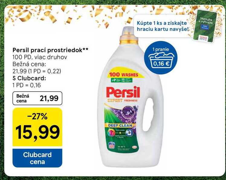 Persil prací prostriedok 100 PD, viac druhov