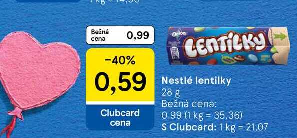 Nestlé lentilky 28 g
