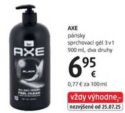 AXE pánsky sprchovací gel 3v1, 900 ml