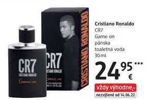 Cristiano Ronaldo CR7 Game on pánska toaletná voda, 30ml 