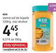 ezo vonná sol do kúpela, 1200 g